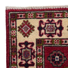 Kazak Rug Handmade Red Medallion 2x4 ft