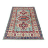 Kazak Rug Handmade Blue Medallion 2x4 ft