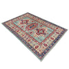 Kazak Rug Handmade Blue Medallion 2x4 ft