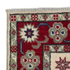 Kazak Rug Handmade Beige Medallion 2x4 ft