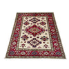 Kazak Rug Handmade Beige Medallion 2x4 ft