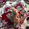 Kazak Rug Handmade Beige Medallion 2x4 ft