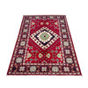 Kazak Rug Handmade Red Medallion 3x5 ft