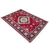 Kazak Rug Handmade Red Medallion 3x5 ft