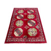 Waziri Area Rug Handmade Red Medallion 3x5 ft