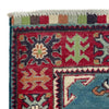 Kazak Rug Handmade Blue Medallion 3x5 ft