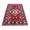 Kazak Rug Handmade Red Medallion 3x5 ft