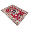 Kazak Rug Handmade Red Medallion 3x5 ft