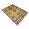 Kazak Rug Handmade Yellow Medallion 3x5 ft