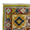 Kazak Rug Handmade Yellow Medallion 3x5 ft