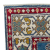 Kazak Rug Handmade Blue Medallion 3x5 ft