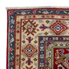 Kazak Rug Handmade Red Medallion 3x5 ft