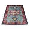 Kazak Rug Handmade Blue Medallion 3x5 ft