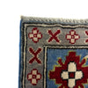 Kazak Rug Handmade Green Medallion 4x7 ft