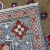 Kazak Rug Handmade Green Medallion 4x7 ft