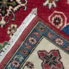Kazak Rug Handmade Red Medallion 7x10 ft