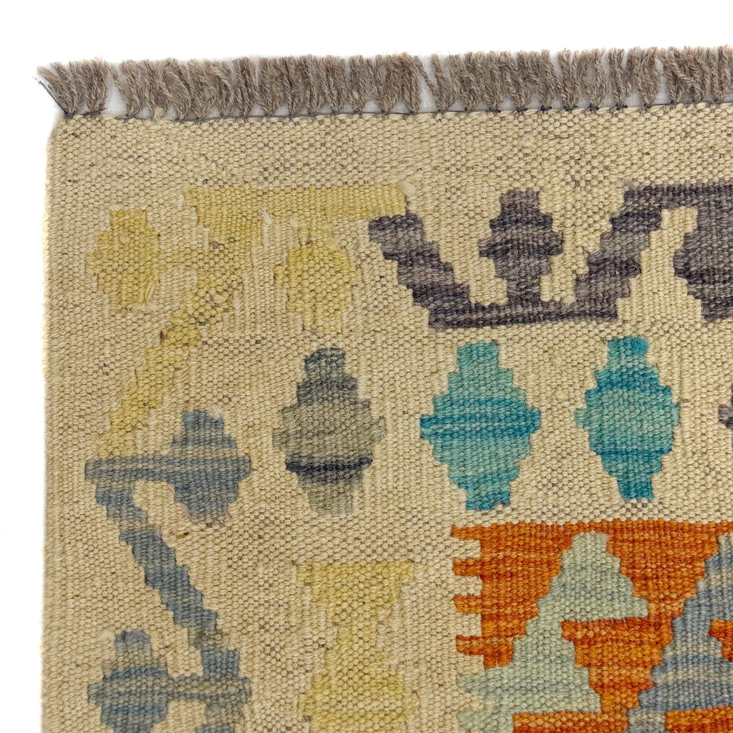 Handmade Multi Kilim Geometric 2x4 ft