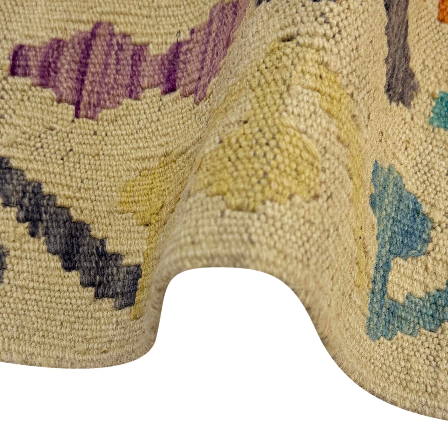 Handmade Multi Kilim Geometric 2x4 ft