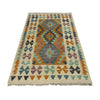 Handmade Multi Kilim Geometric 2x4 ft