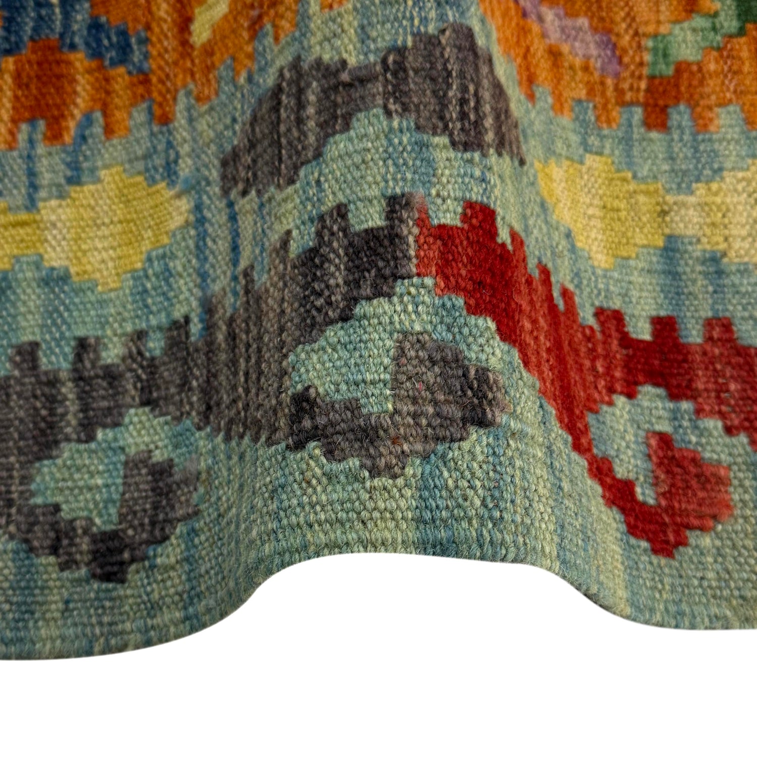 Handmade Multi Kilim Geometric 2x4 ft