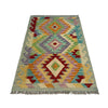 Handmade Multi Kilim Geometric 2x4 ft