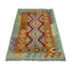Handmade Multi Kilim Geometric 2x4 ft