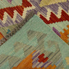 Handmade Multi Kilim Geometric 2x4 ft