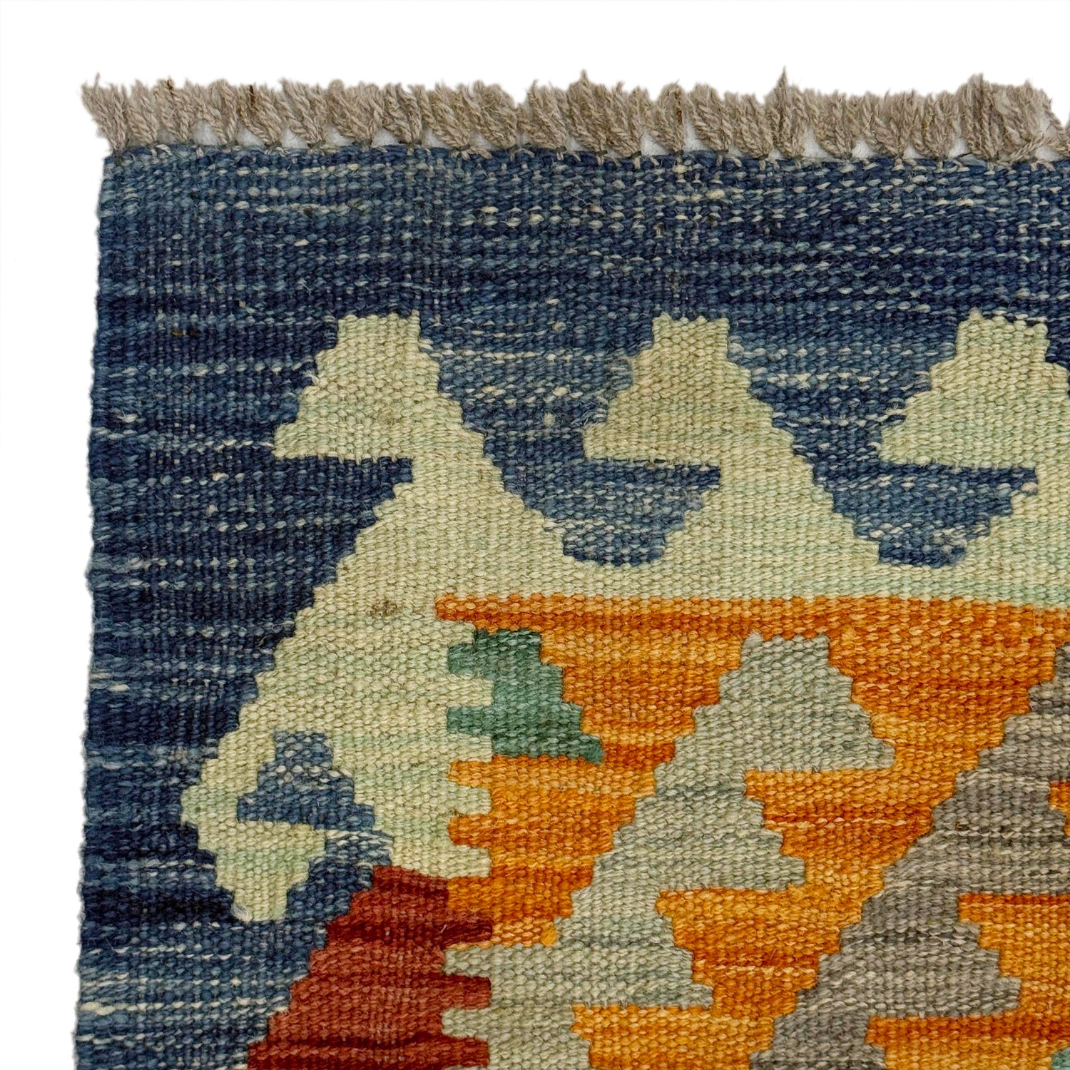 Handmade Multi Kilim Geometric 2x4 ft