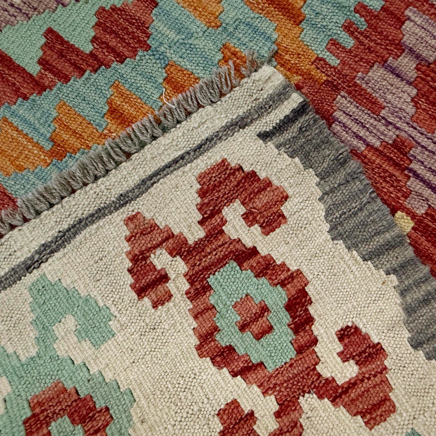 Handmade Multi Kilim Geometric 7x10 ft