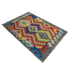 Handmade Multi Kilim Geometric 2x4 ft