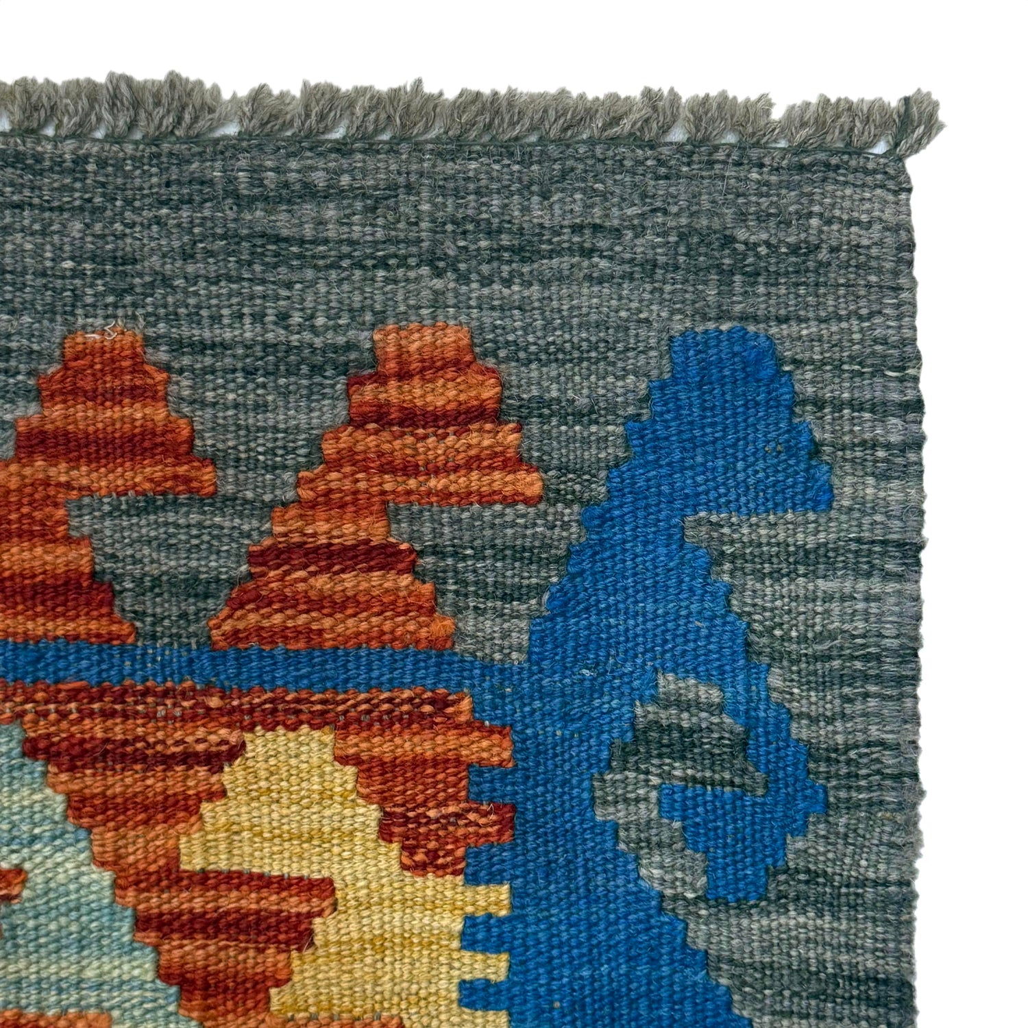 Handmade Multi Kilim Geometric 2x4 ft