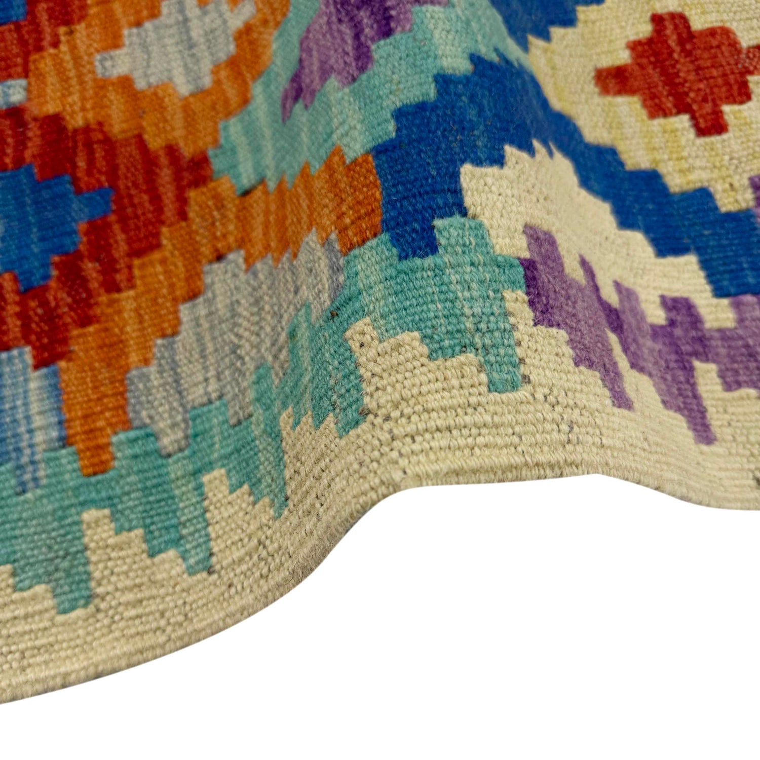 Handmade Multi Kilim Geometric 3x5 ft