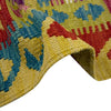 Handmade Multi Kilim Geometric 10' Runner