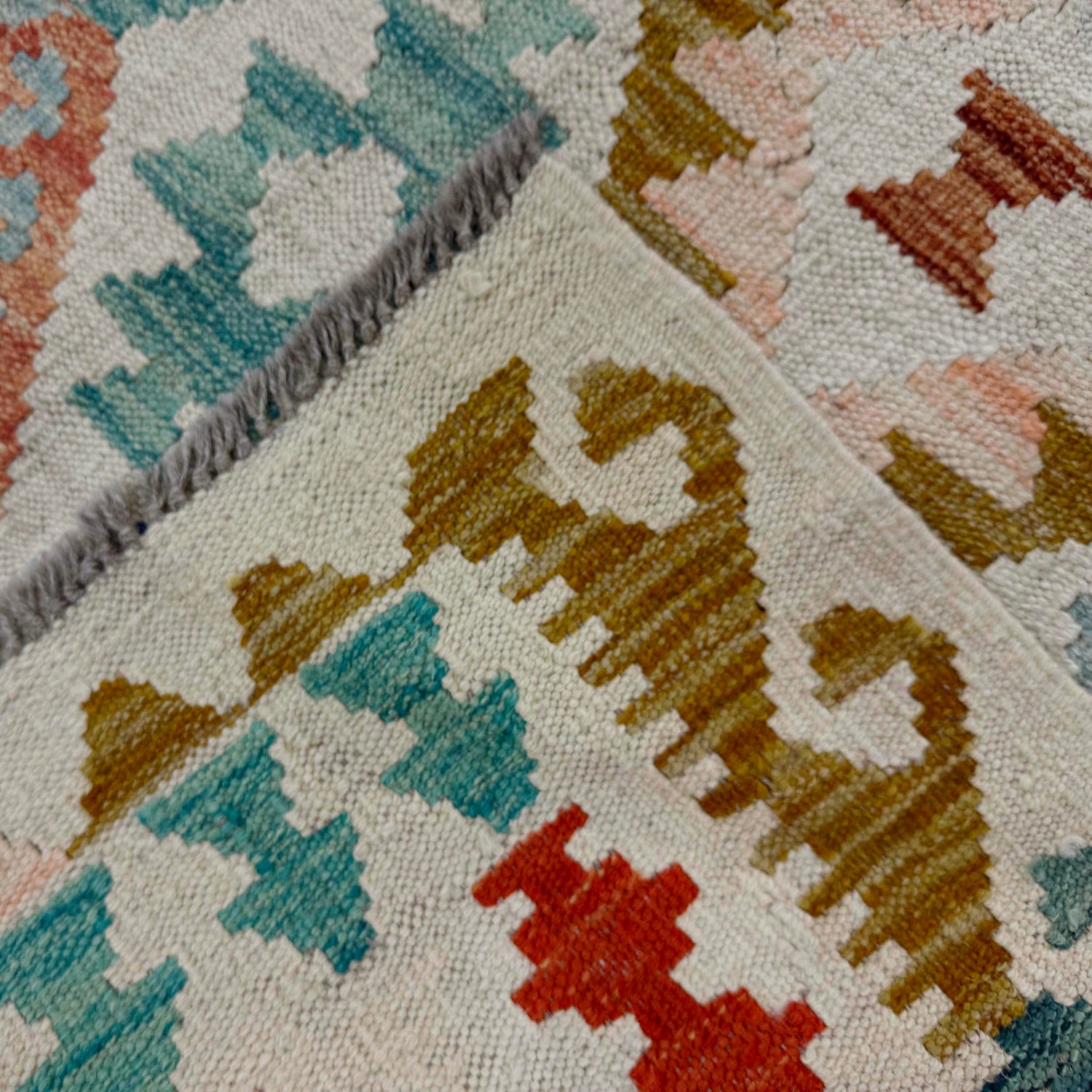 Handmade Multi Kilim Geometric 3x5 ft