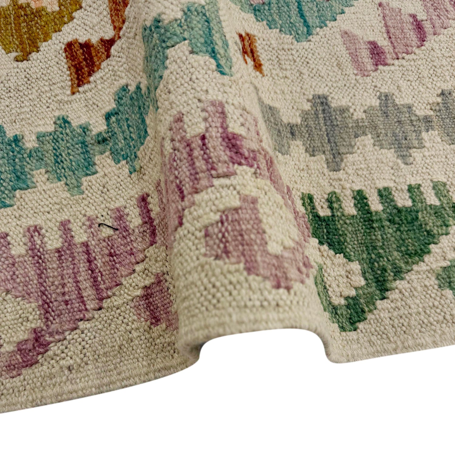 Handmade Multi Kilim Geometric 3x5 ft
