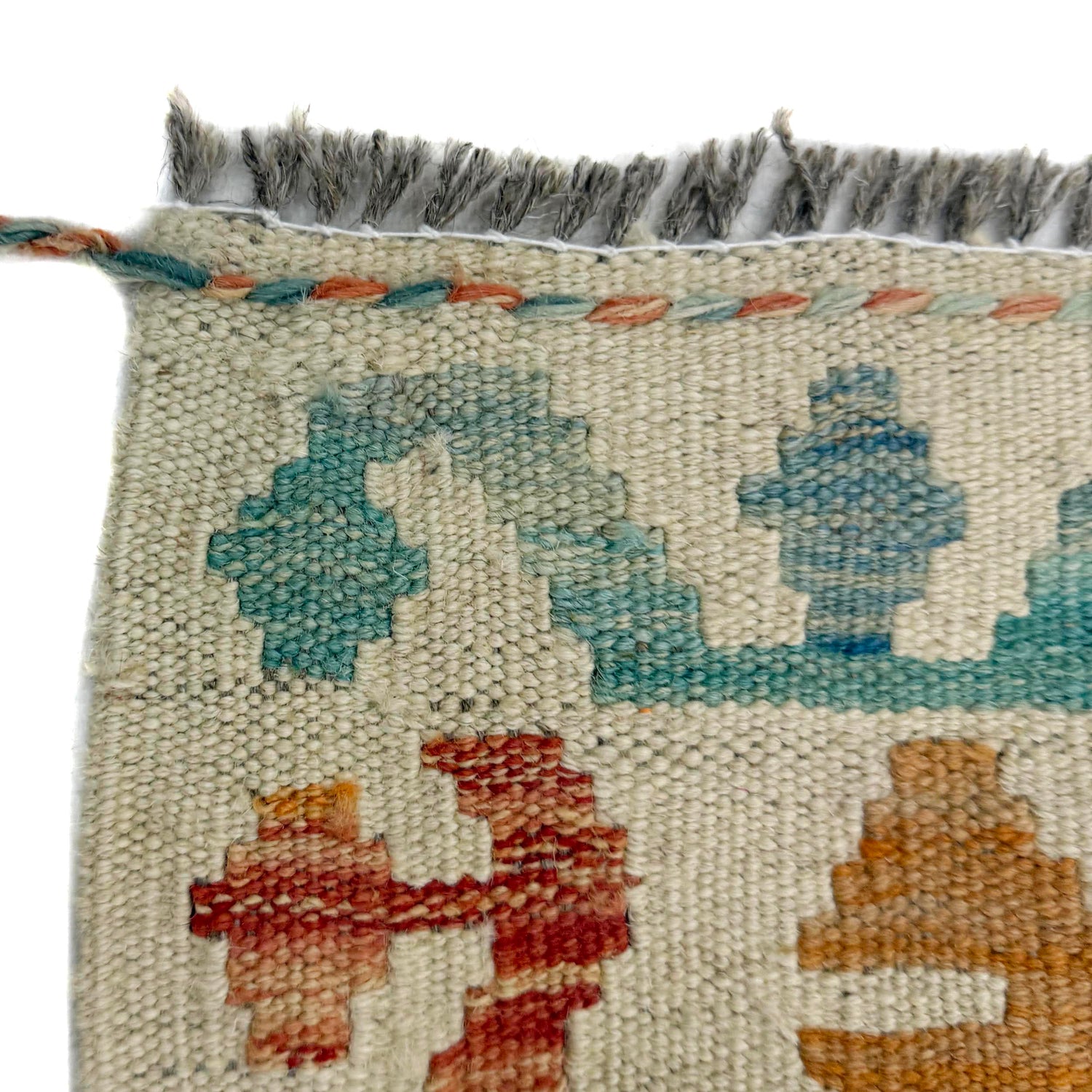 Handmade Multi Kilim Geometric 2x4 ft