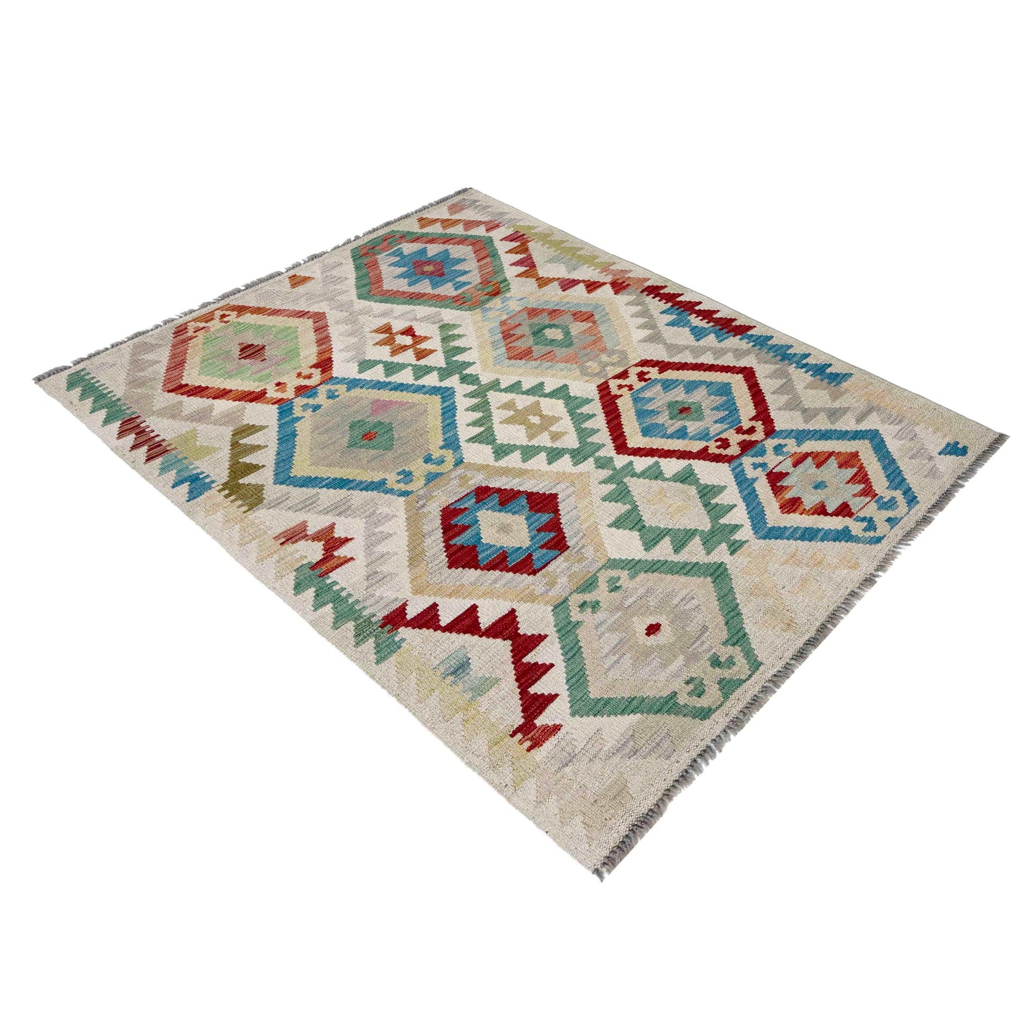 Handmade Multi Kilim Geometric 3x5 ft