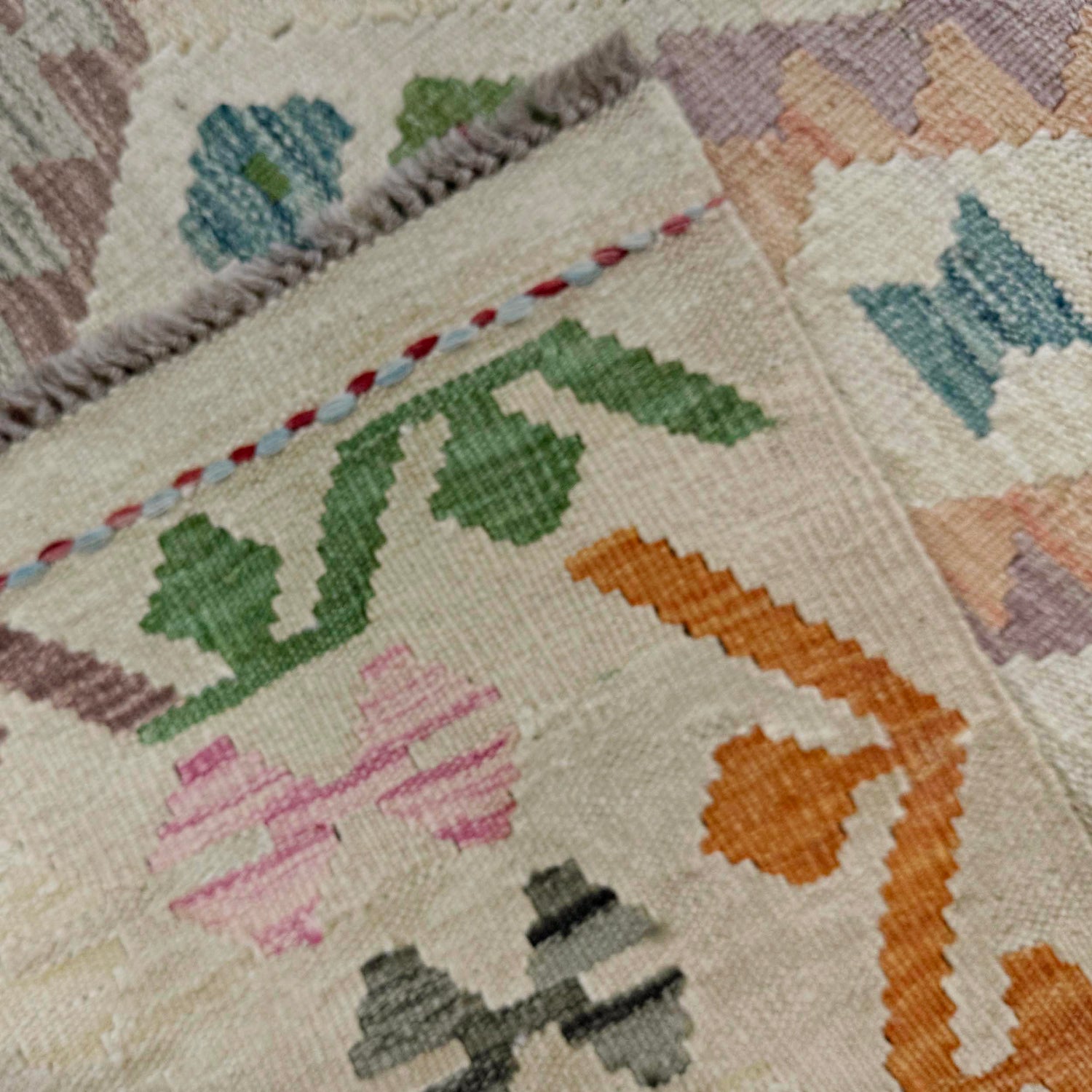 Handmade Multi Kilim Geometric 3x5 ft