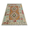 Handmade Multi Kilim Geometric 2x4 ft