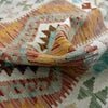 Handmade Multi Kilim Geometric 2x4 ft