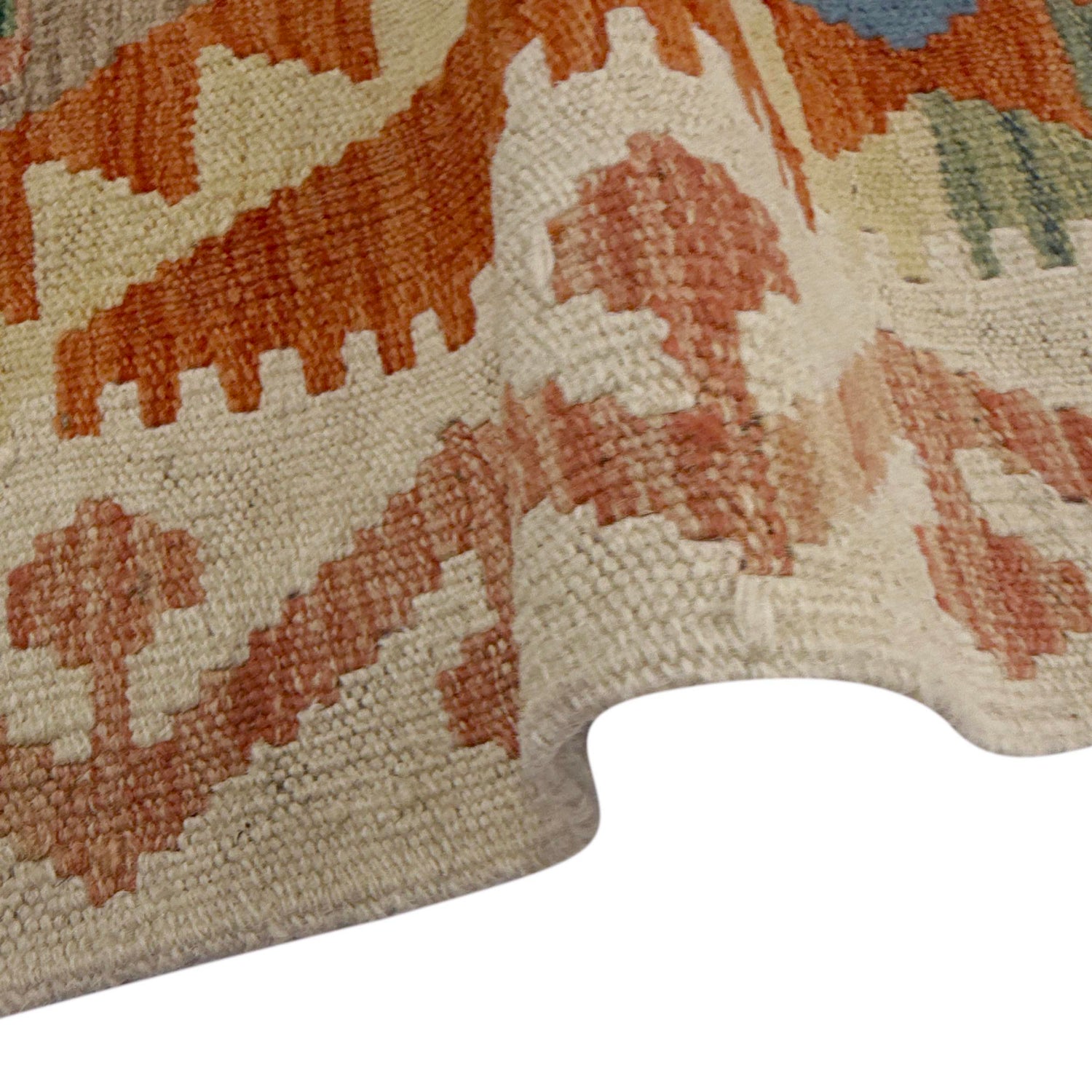 Handmade Multi Kilim Geometric 2x4 ft