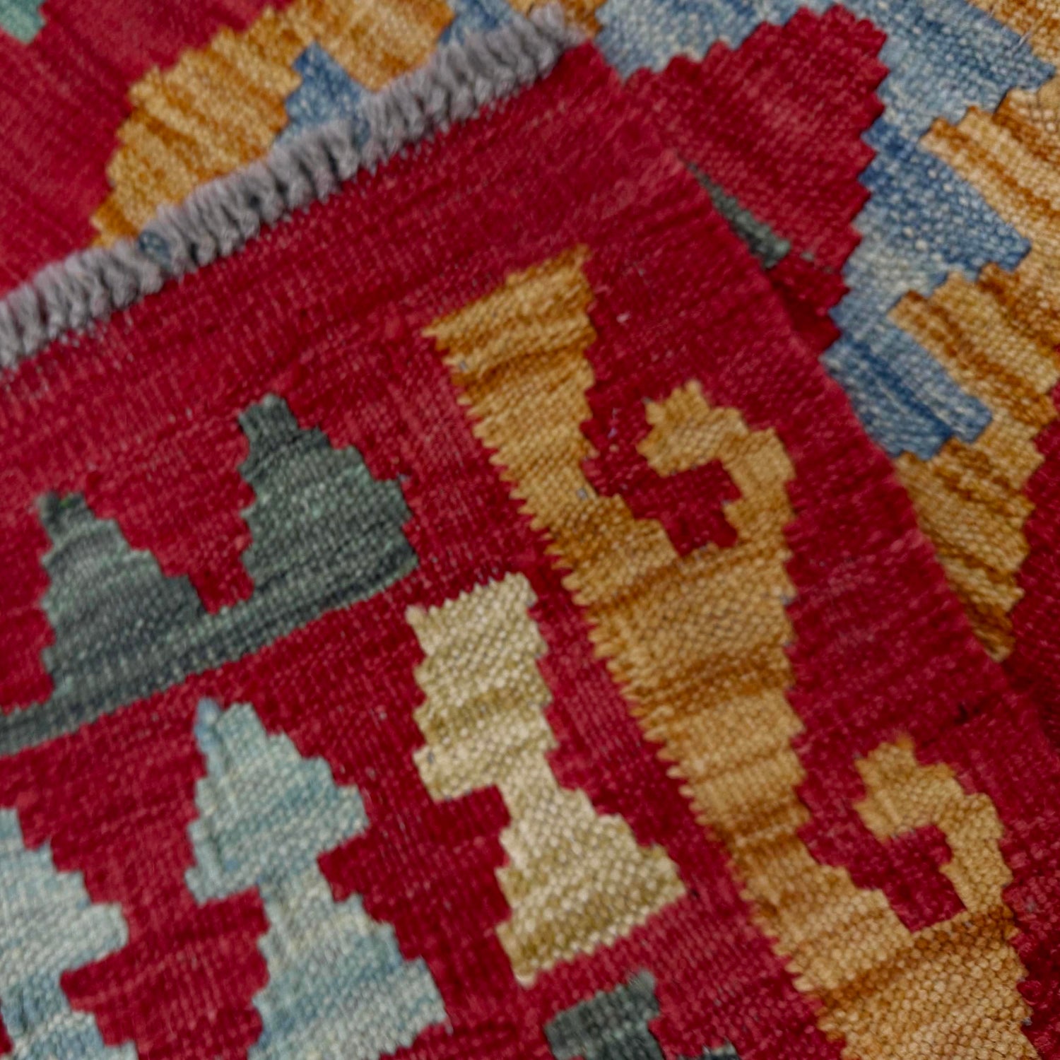Handmade Multi Kilim Geometric 2x4 ft
