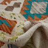 Handmade Multi Kilim Geometric 2x4 ft