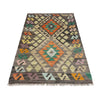 Handmade Multi Kilim Geometric 2x4 ft