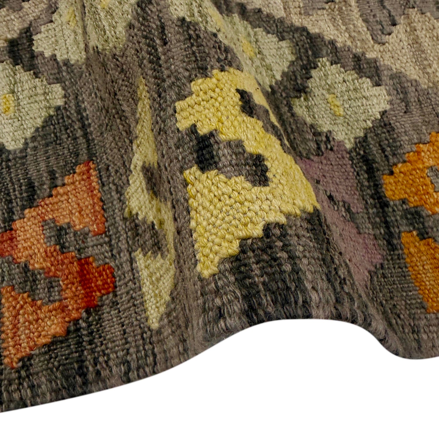 Handmade Multi Kilim Geometric 2x4 ft