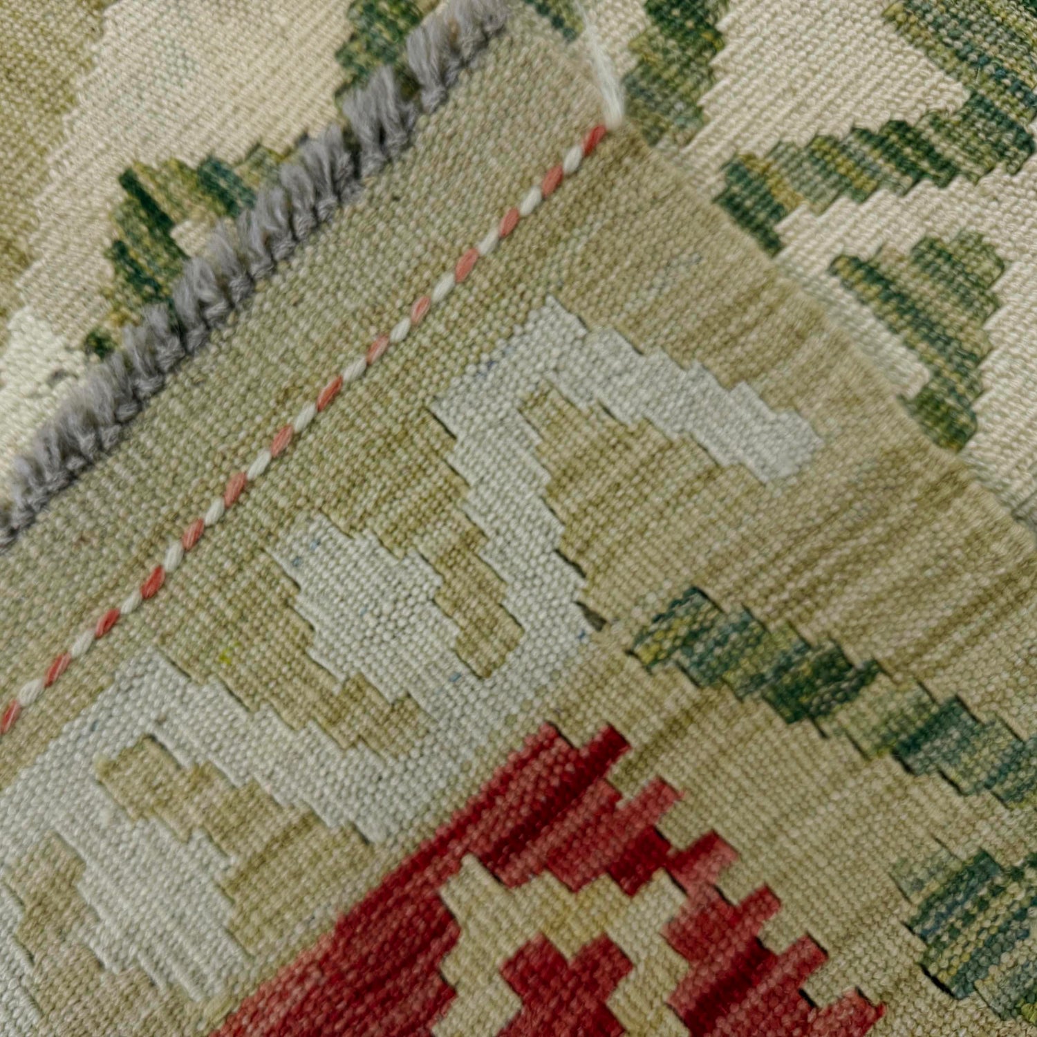 Handmade Multi Kilim Geometric 3x5 ft