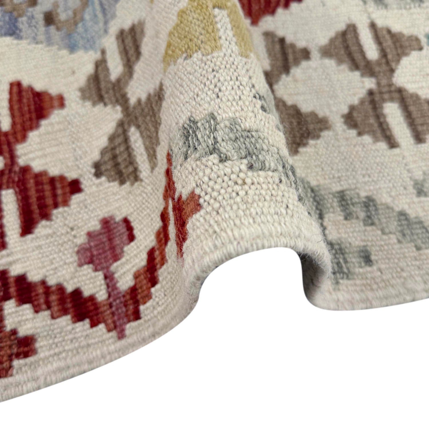Handmade Multi Kilim Geometric 2x4 ft