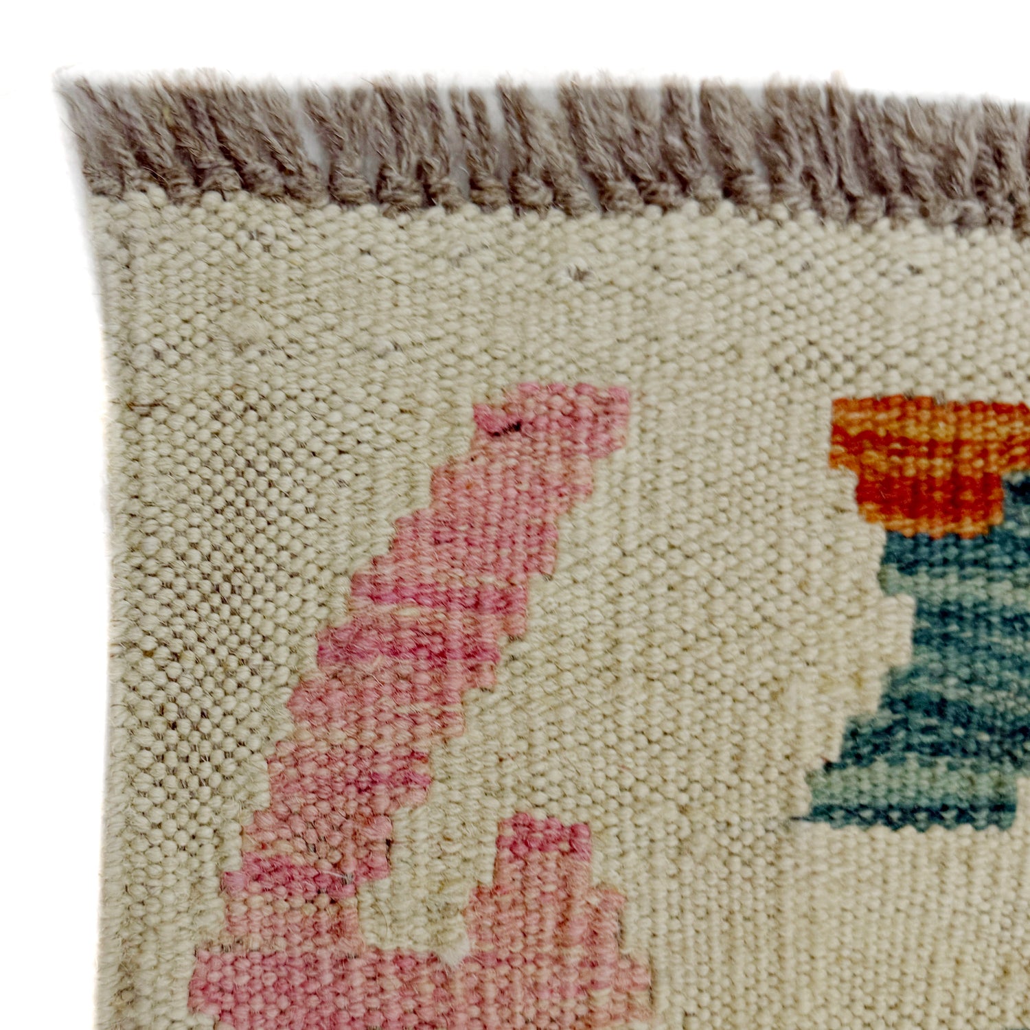Handmade Multi Kilim Geometric 2x4 ft
