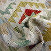 Handmade Multi Kilim Geometric 2x4 ft