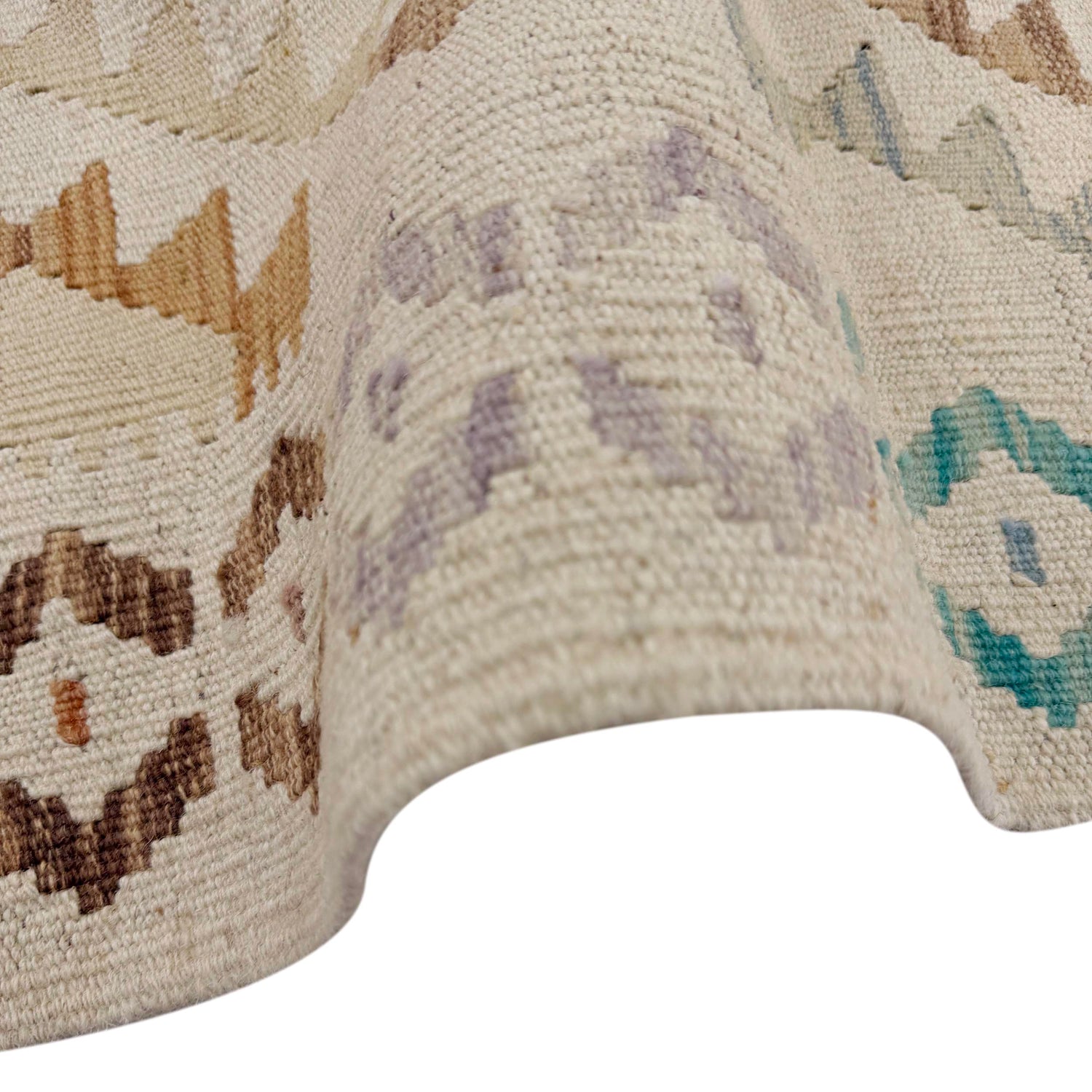 Handmade Multi Kilim Geometric 2x4 ft